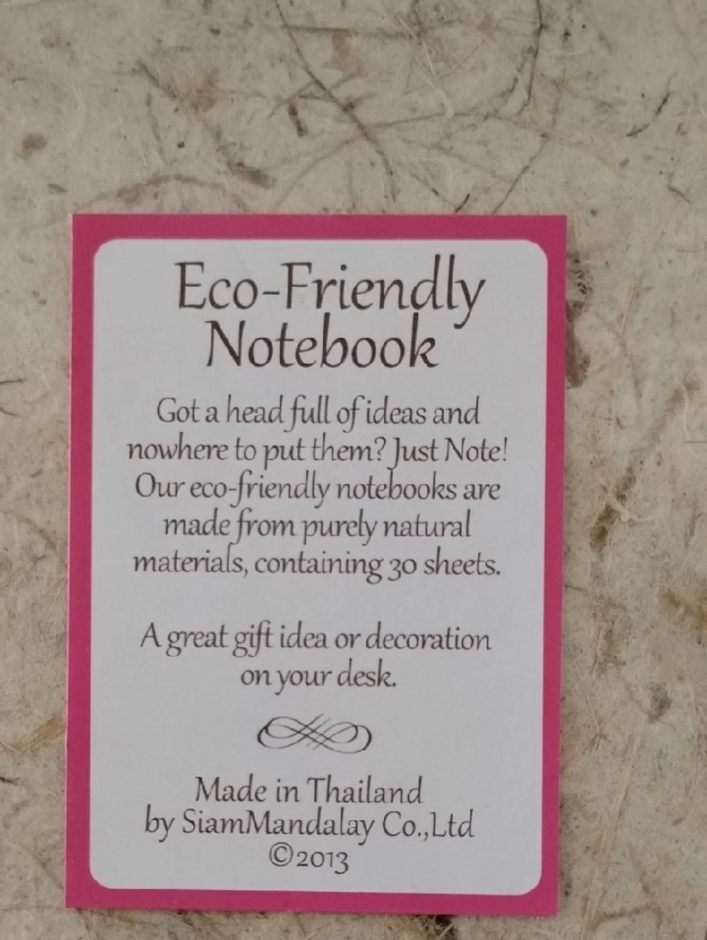 D- NWT Eco Frieni Grocery List Notepad with Wood Pencil